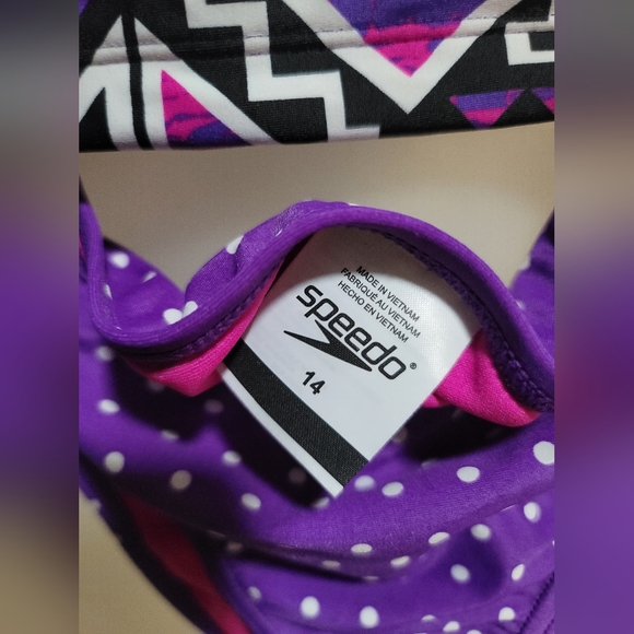 Vibrant Speedo Geometric Tankini - Picture 7 of 12